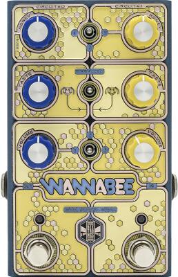 Beetronics FX Wannabee ''Beelateral Buzz'' Overdrive Pedal - Honey Wave,