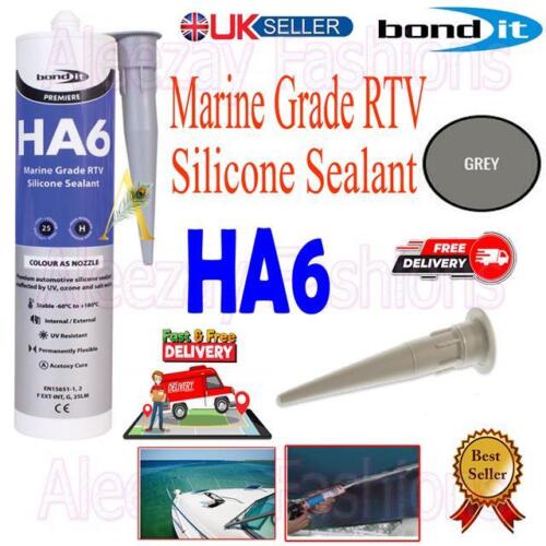 HA6 Silicone Sealant RTV Marine Aquarium 100% Fish Safe Tank Salt Water High New - Picture 1 of 5
