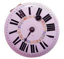 VINTAGE 45.8MM REPEATER PARTIAL VERGE FUSEE COLORED DIAL POCKET WATCH MOVEMENT