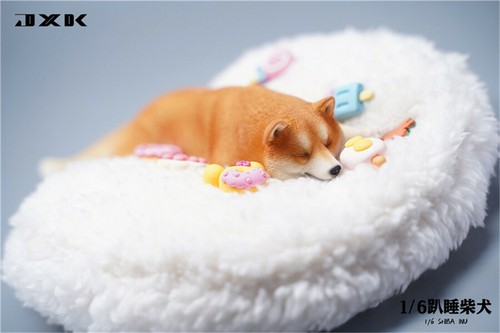 JXK 1:6 JXK098A1 Shiba Inu Doge Cute Pet Resin Dog Animal Statue Home Decoration - Picture 4 of 8