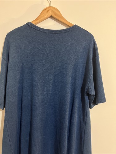 COS Size M Women’s T-shirt Blue Cotton Short Sleeve 100% Cotton Casual - Foto 8 di 9