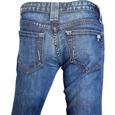 Salt Works Jeans Blue Low Rise Flare Size 26 Avenue A Made in USA