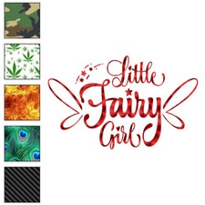 Little Fairy Girl, Vinyl Decal Sticker, 40 Patterns  3 Sizes, 7211