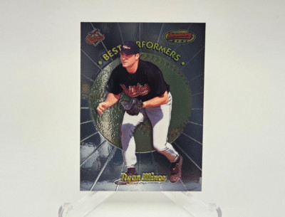RYAN MINOR 1998 BOWMAN'S BEST ''BEST PERFORMER'' CARD #BP3