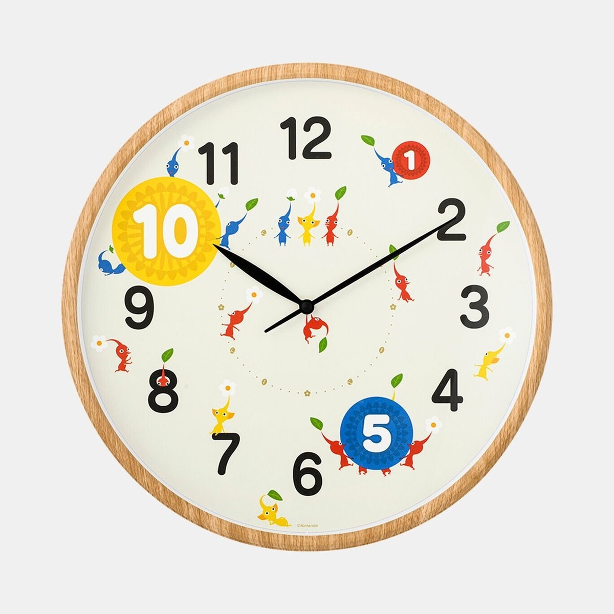 ニンテンドー ピクミン 掛け時計 ウッド 完売品 PIKMIN Wall Clock / Nintendo TOKYO•OSAKA Store Limited Japan