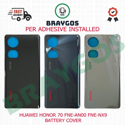 Rear Back Battery Cover For Huawei Honor 70 FNE-AN00 FNE-NX9 With Adhesive