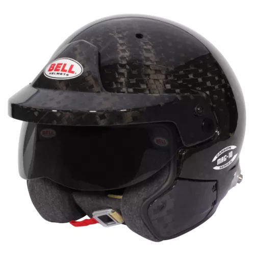 Casco de carbono Bell Mag-10 - Aprobado por la FIA 8859-2024, postes FHR, ultraligero