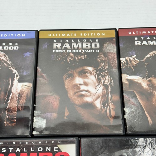 Sylvester Stallone DVD Lot of 5 Movies: First Blood to Last Blood - Picture 3 of 6