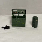 1966 GI JOE FRENCH RESISTANCE FIGHTER AND SPY ISLAND MORSE CODE RADIO/ WALKIE!