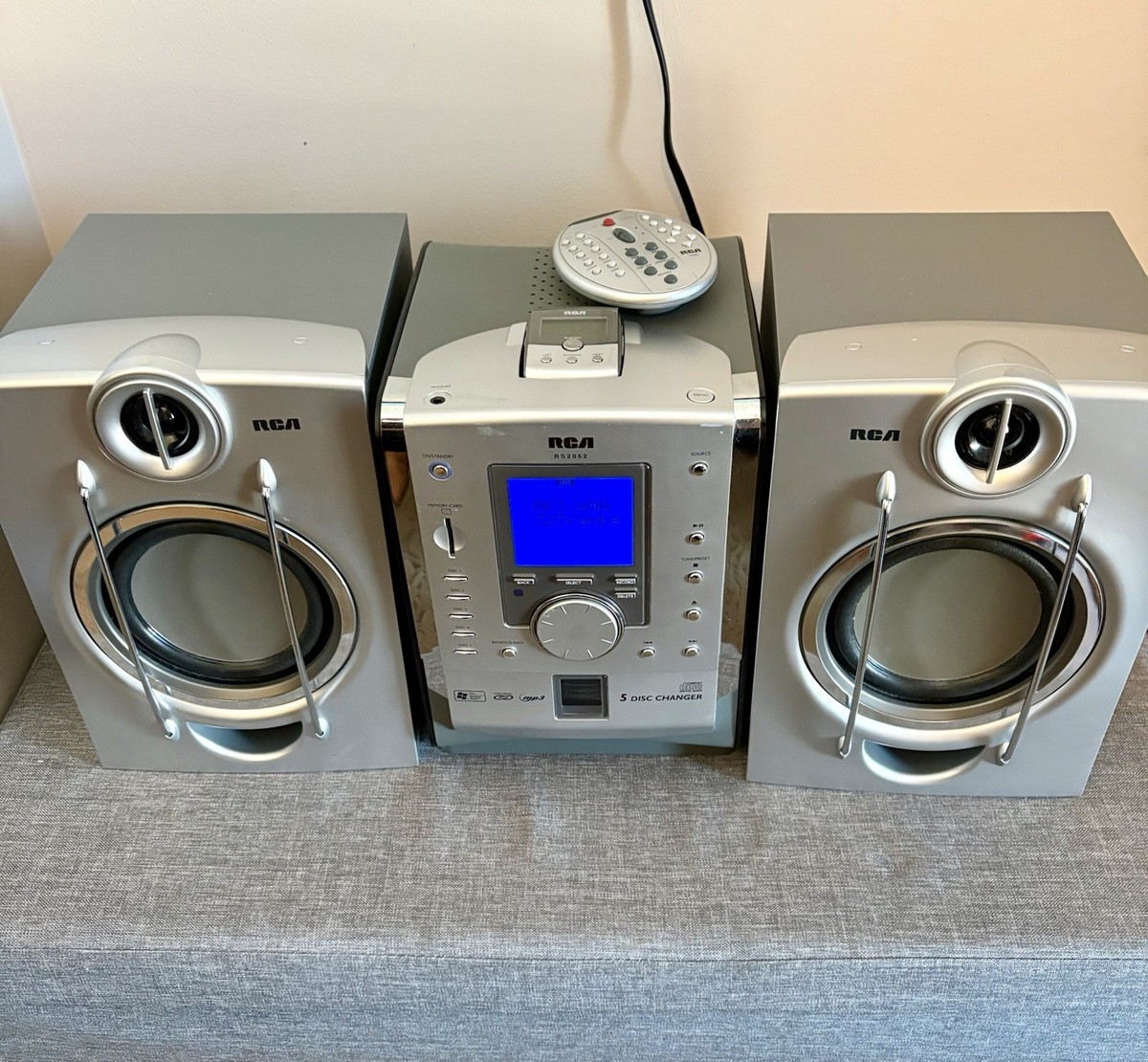 RITAO CHAN公式アカウント06PHILIPS RCAオーディオ RCA RS2663 5-Disk CD Changer Bookshelf Audio System -MP3, Cassette