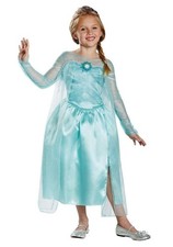 Disney's Frozen Elsa Snow Queen Gown Classic Girls Costume, Medium/7-8
