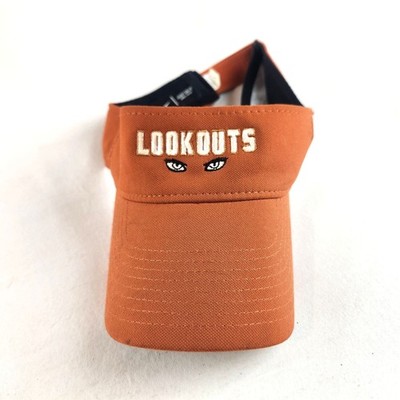 Nike Visor Mens Orange Dri Fit Adjustable Golf Hat Lookouts Hook Loop Sporty