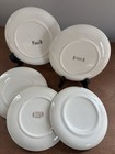 SALE!  5 Homer Laughlin Golden Wheat 6” Bread & Butter Plates 22Kt Gold Trim — photo 8