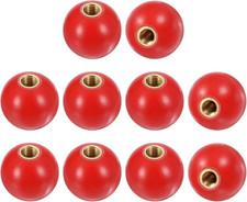 10-Pack Threaded Ball Knobs, M10 Female Thread 35Mm Dia. Thermoset