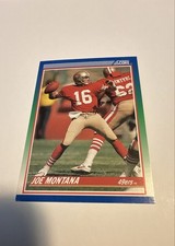 1990 Score - Joe Montana #1 San Francisco 49Ers