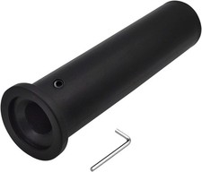 Olympic Adapter Sleeve 8 inch,Converts 1 inch Standard Weight Plate black
