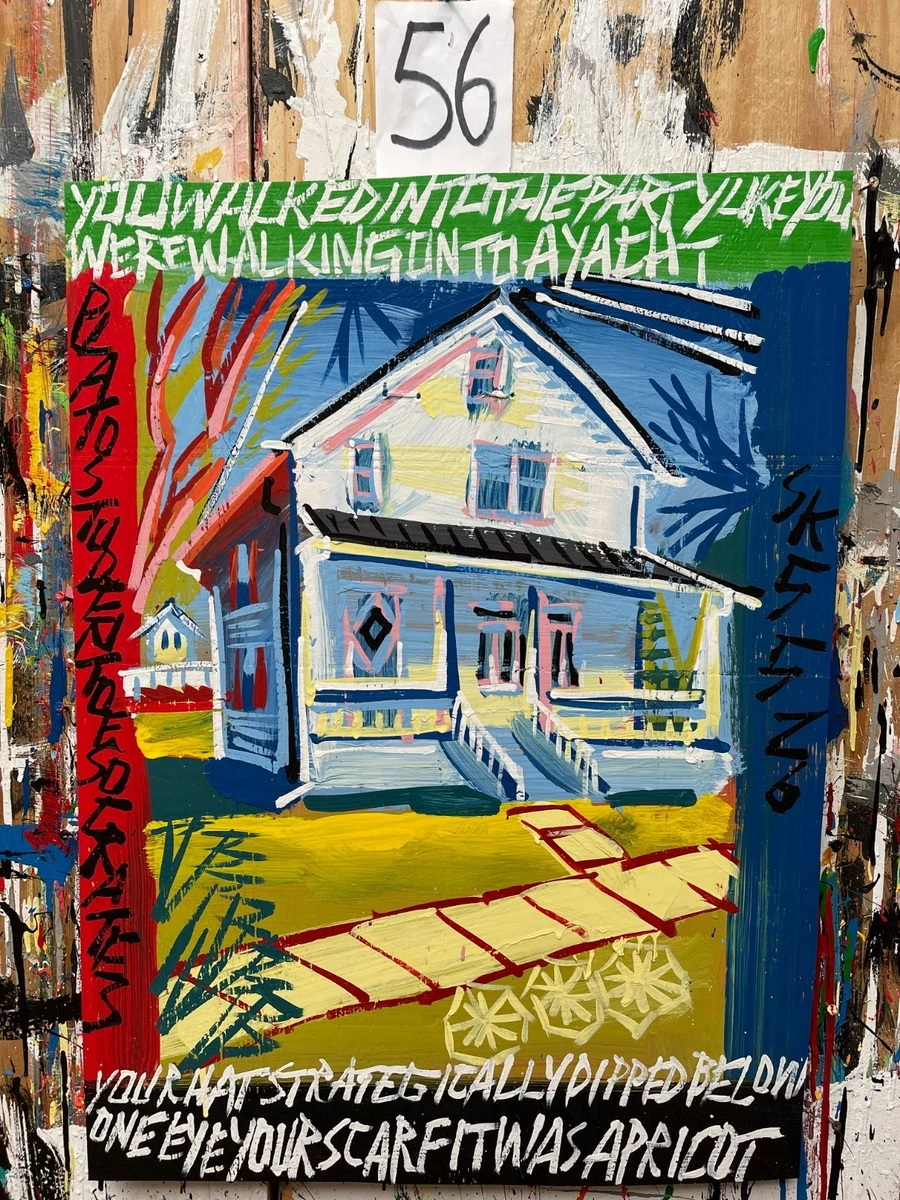 Steve Keene ペインティング BIG STAR STEVE KEENE PAINTINGS - BIG STAR 07 | #1807283731