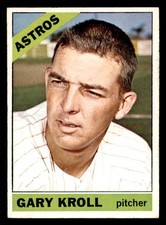 1966 TOPPS #548 GARY KROLL ASTROS EX+/EX-MT SET BREAK 553745 (KYCARDS)