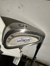MEDICUS Golf Dual Hinge 5 IRON RH Regular Flex Steel Practice Training Aid 38"