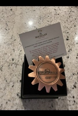 2017 Macallan Cask Copper Bottle Stopper Whiskey Scotch