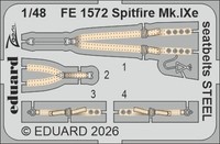 MW22 Eduard FE1572 Spitfire Mk.Ixe Seatbelts Steel 1/48 Zoom SET For Airfix