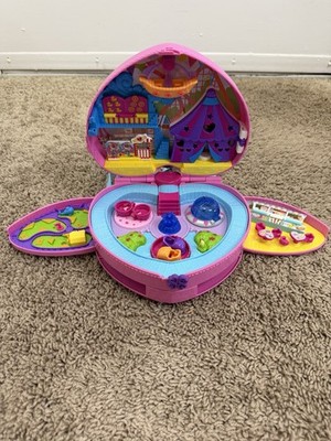 Vintage Polly Pocket Tiny Is Mighty Theme Park Backpack Play set