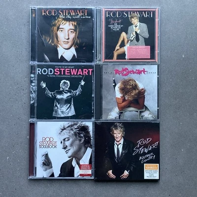Rod Stewart 6x CD Bundle Great American Songbook 3/Out Of Order/Another Country - Image 1 of 4