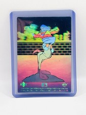 1990, 1991 Upper Deck Looney Tunes Comic Ball Hologram Sticker Wile E. Coyote
