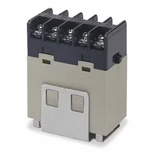 Omron G7j-3A1b-B-W1-Ac100/120 W-Bracket, Enclosed Power Relay, Square, 25 A,