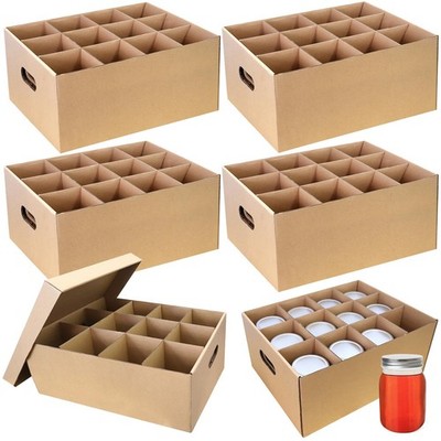 6-Piece Storage for Quart Canning Jars, Organizer Holder for 32 oz Mason Jars,