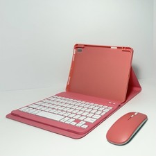 iPad Air 11 Keyboard Case w Mouse Backlit Hot Pink NEW