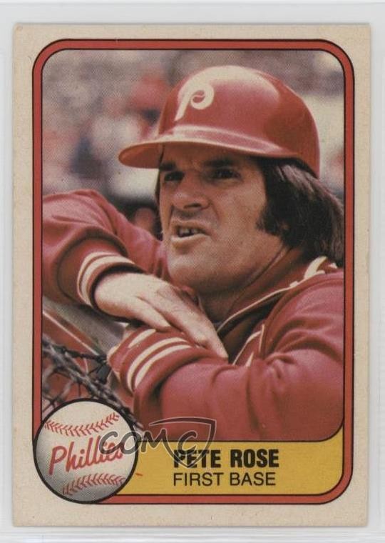 1981 Fleer Pete Rose #1 13hm