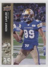 2022 Upper Deck CFL Gold Kenny Lawler #122 r6v