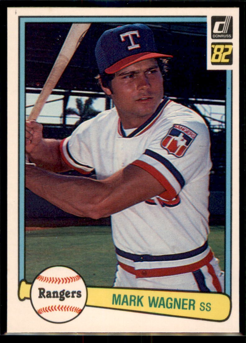 1982 Donruss Mark Wagner #163 Texas Rangers