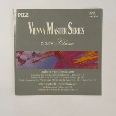 Beethoven Tchaikovsky VIOLIN CONCERTOS Romances CD 1989 Pilz Classical
