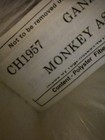 Vintage GANZ White Fluffy Faux Fur Monkey Plush 1997 Long Arms, Tan Face — photo 7