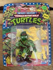 Raph The Green Teen Beret TMNT Mutant Military 1991 Playmates Figure NEW SEALED