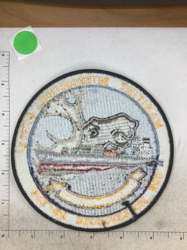 US NAVY MARITIME INTERDICTION FORCE USS MOOSERUGGER SHIPS DESERT SHIELD PATCH - Picture 2 of 2