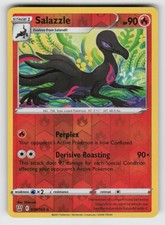 Reverse Holo Salazzle 028/163 Rare Battle Styles Near Mint