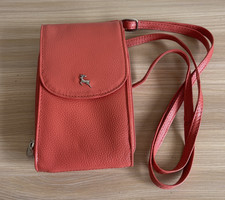 Ashwood Leather Crossbody Phone Bag Shoulder Bag Small New rust QVC