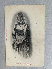 m) Cartolina formato piccolo costumi Sardegna Sennori Sassari 