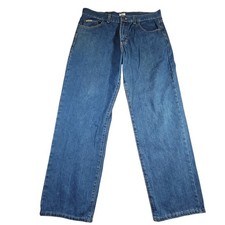 Calvin Klein Jeans Men's 36x30 Double Stone Wash Denim Straight Leg Pants