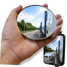 2 PCS 3.75 Inch Convex Blind Spot Mirror for Truck - Adhesive Wide Angle Rear
