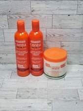 Cantu Argan Oil Leave-in Conditioning Repair Cream, Curl Activating Cream Bundle