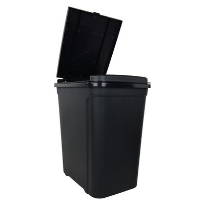 Mainstays Kitchen Trash Can, 7.6 Gallon, Plastic Touch Top Lid Garbage Bin,Black