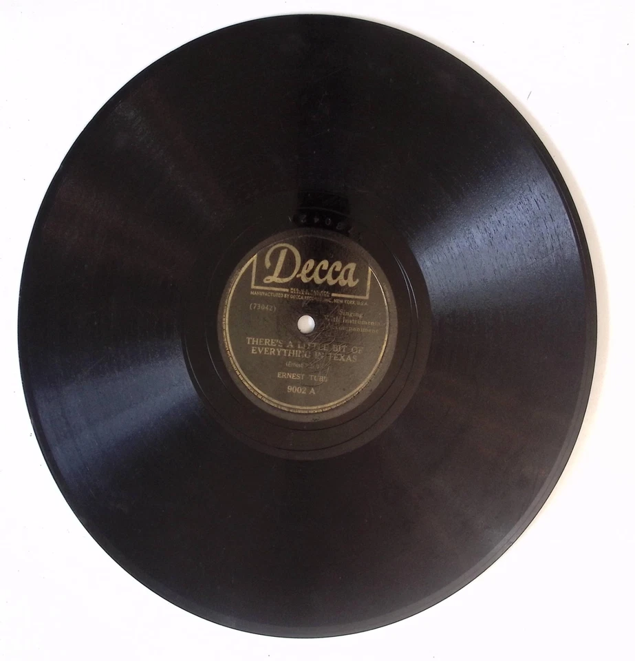 ERNEST TUBB  THERE'S A LITTLE BIT OF EVERYTHING IN TEXAS/DARLING.. 78 RPM 1138 - Image 3 of 3