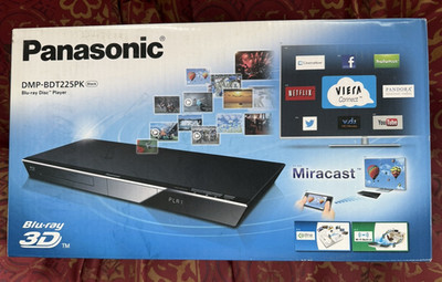 Panasonic DMP-BDT225 PK 3D Blu-Ray DVD Video Player New never