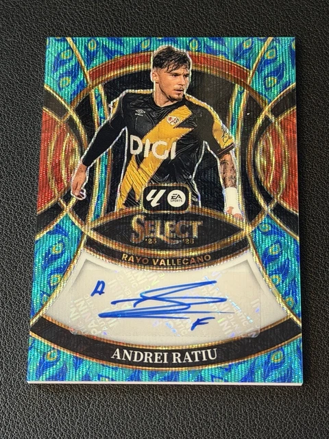 2025-26 Panini Select La Liga Soccer Peacock Auto Andrei Ratiu