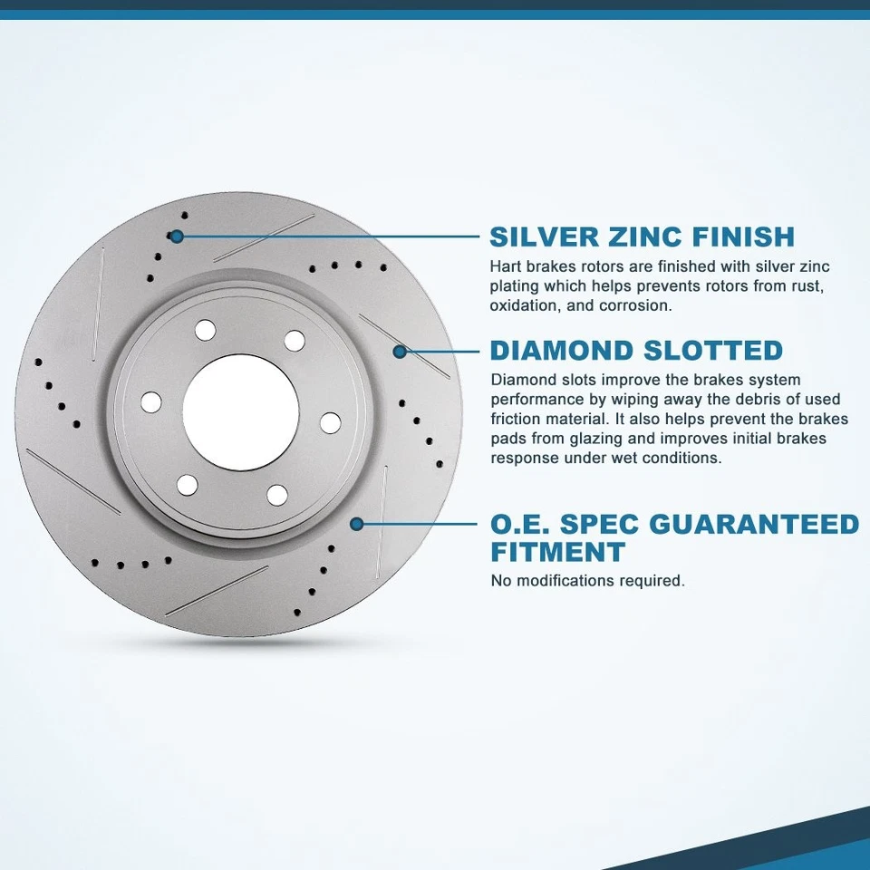 Rotores de freno traseros pastillas de cerámica 5 orejetas 300 mm para Mercedes-Benz GLK250 GLK350 Foto 2 de 4
