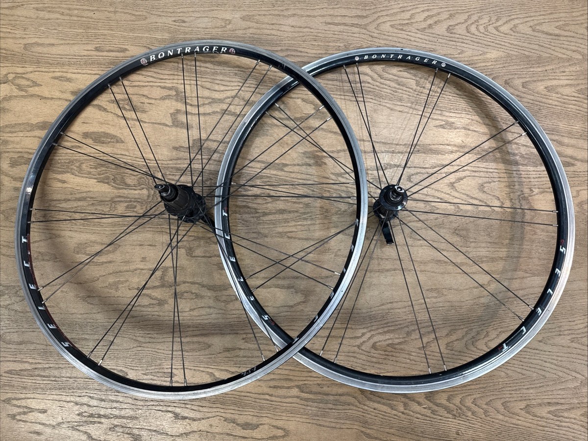 Bontrager Select Road Bike Wheelset 700c 130/100mm QR 8-10 Spd Rim